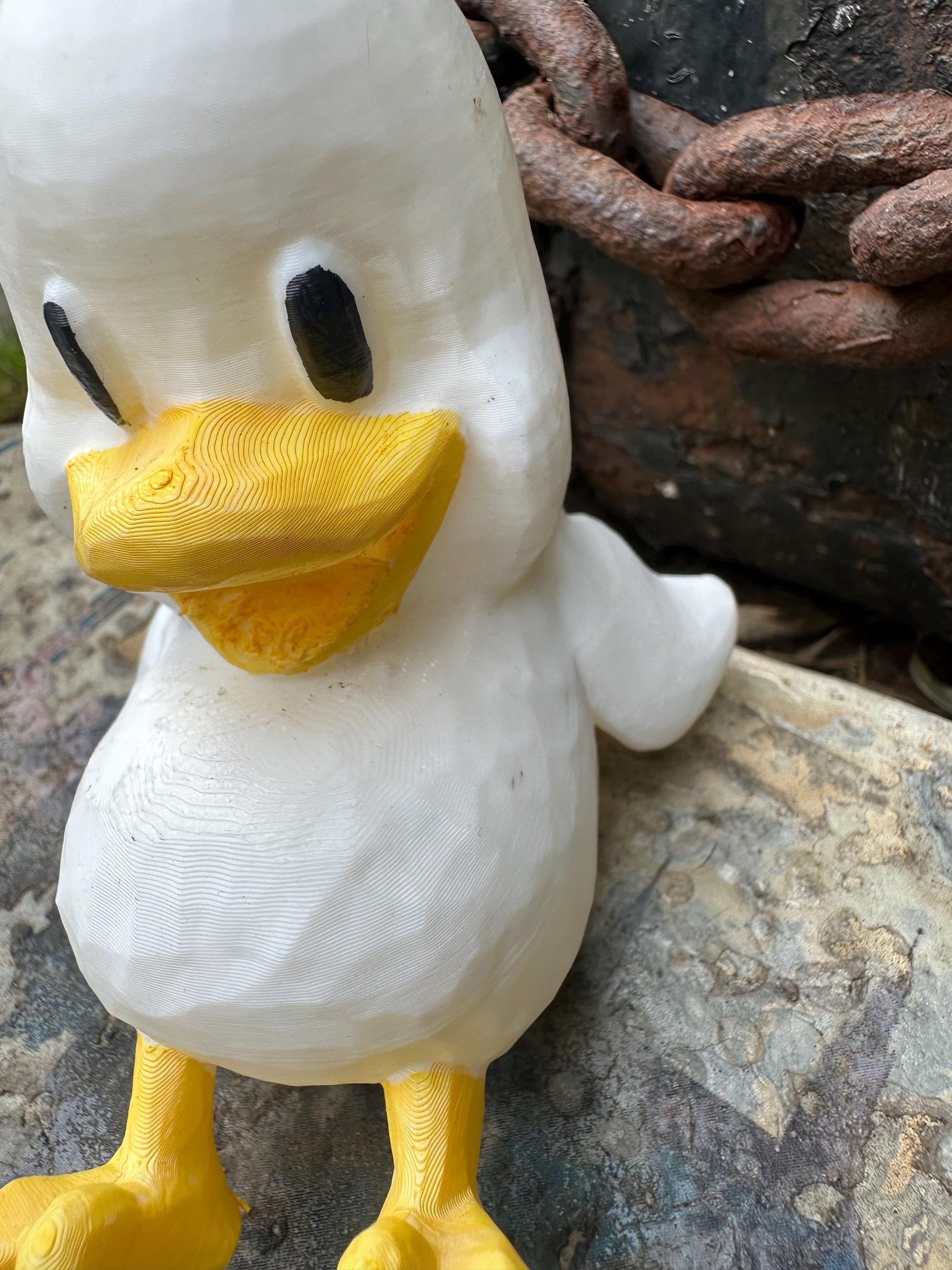 Möwenfigur handbemalt – 3D-gedruckte Figur nach eigenem Design | Maritime Küstendeko & Geschenkidee für Weihnachten und Strandhaus