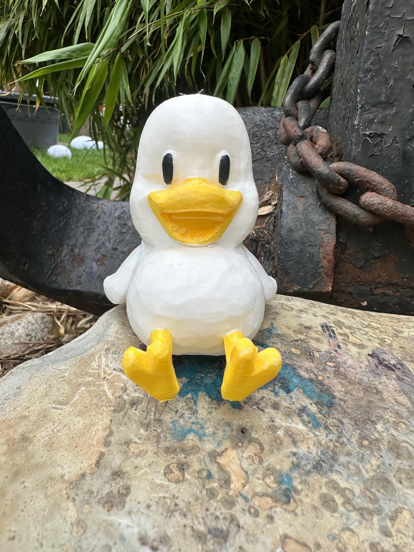 Möwenfigur handbemalt – 3D-gedruckte Figur nach eigenem Design | Maritime Küstendeko & Geschenkidee für Weihnachten und Strandhaus