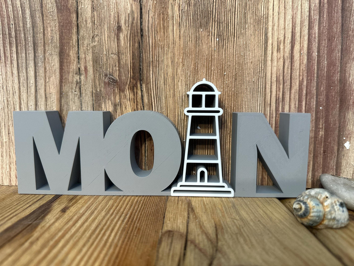 Take More Sea Time – 3D Printed Decor Sign | Coastal Table Decoration, Handmade Gift for Ocean Lovers, Nautical Style