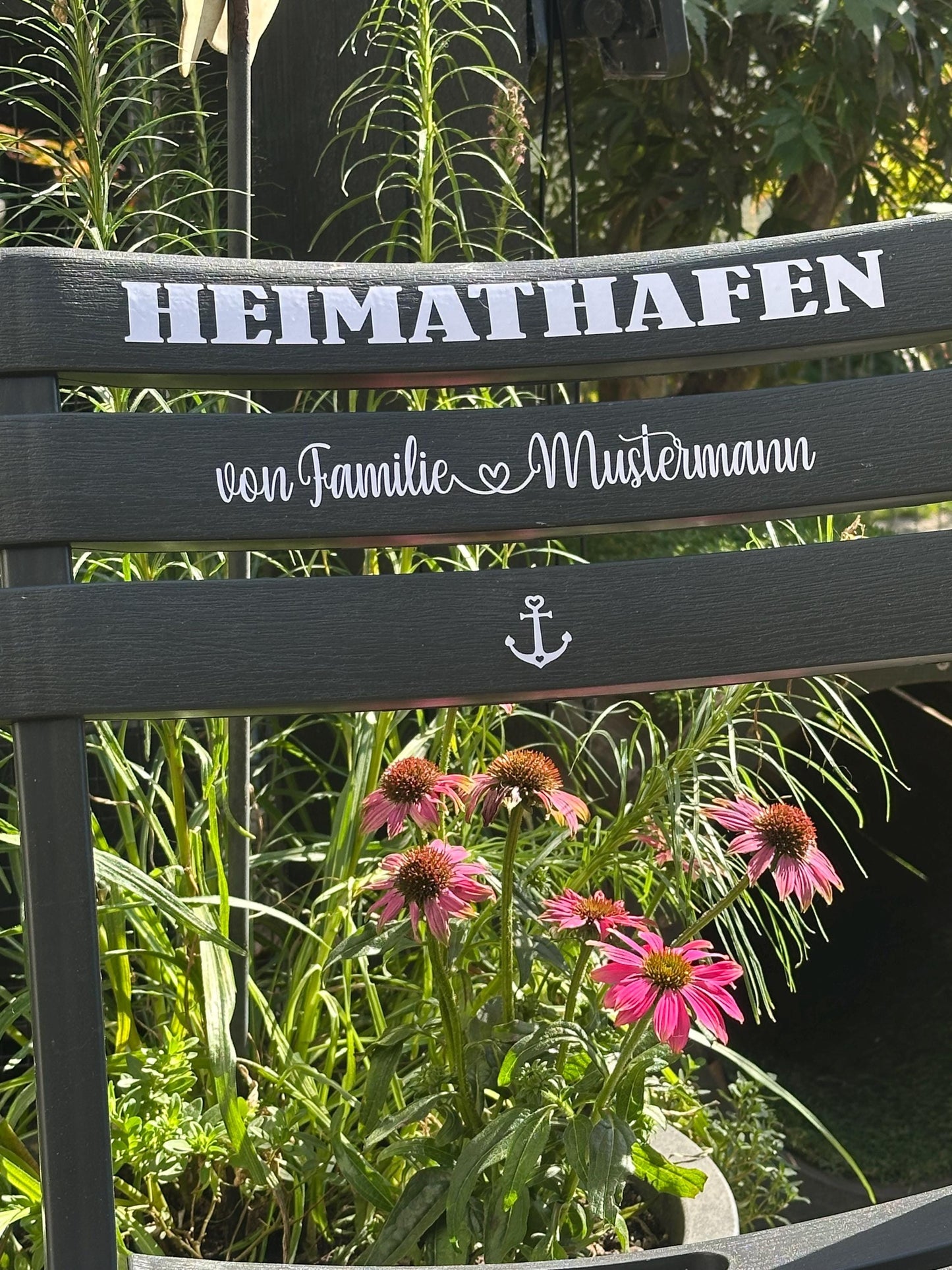 Personalisierter Nautischer Klappstuhl | Individuelle Eingang & Gartendeko | Handgemachtes Küsten Hochzeitsgeschenk | Einweihungsgeschenk