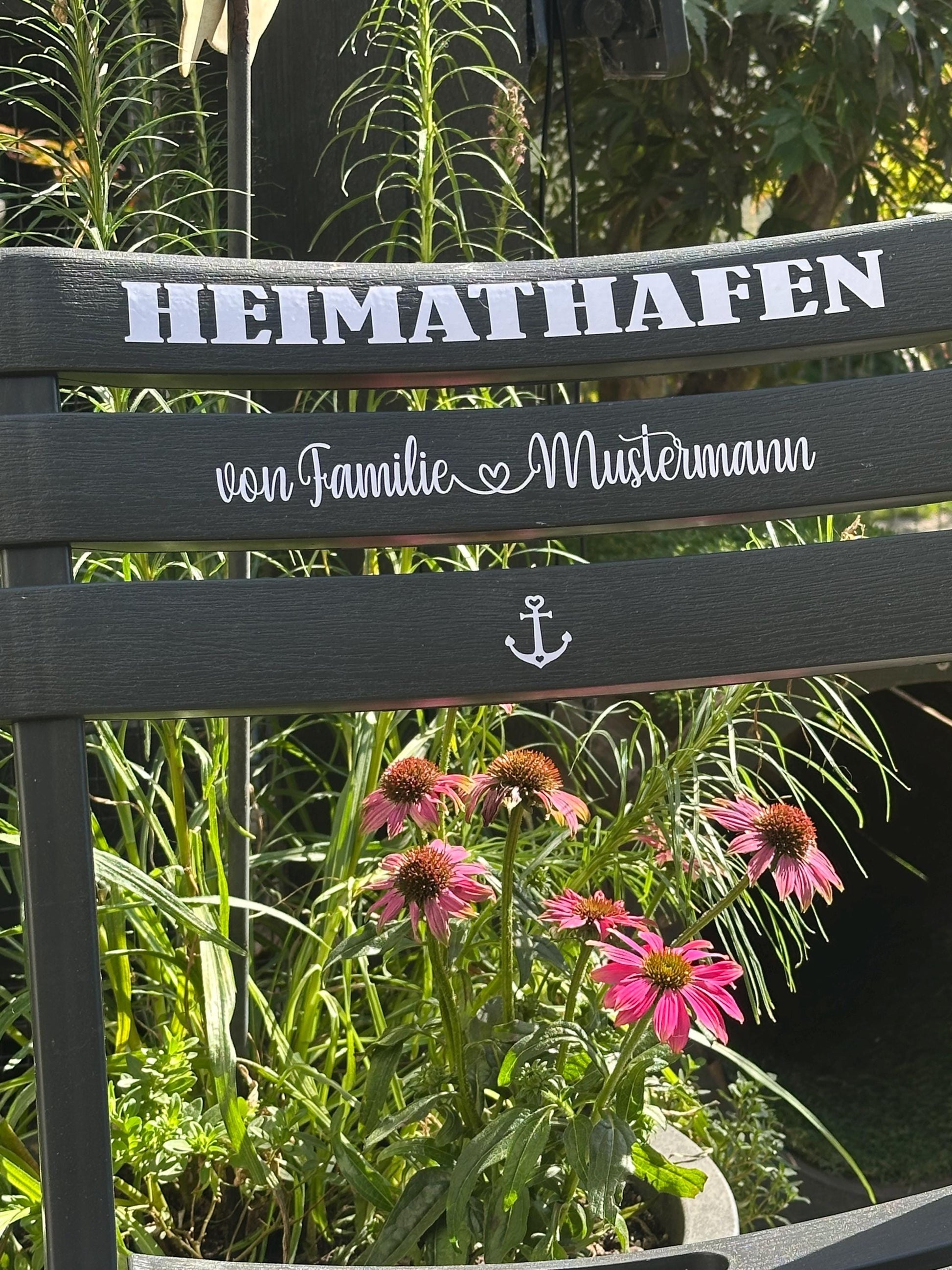Personalisierter Nautischer Klappstuhl | Individuelle Eingang & Gartendeko | Handgemachtes Küsten Hochzeitsgeschenk | Einweihungsgeschenk