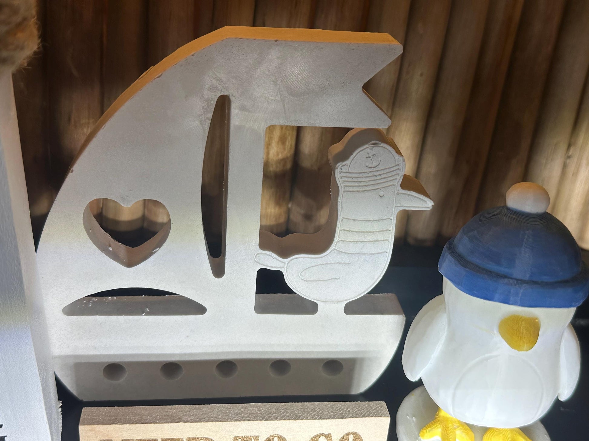 Meer to go Geschenkset „Heimathafen Boot“ | Maritimes Deko-Set (Mini-Poller + Boot + Möwe) | Geschenkidee Einzug, Hochzeit, Weihnachten