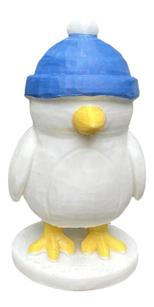 Meer to go Geschenkset, Maritimes Deko-Set (Mini-Poller + MOIN-Schriftzug + 3D-gedruckte Möwe) | Geschenk Einzug, Geburtstag, Weihnachten