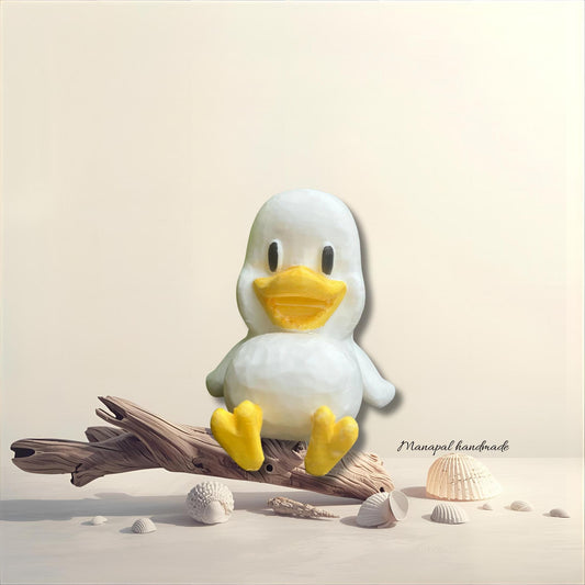 Möwenfigur handbemalt – 3D-gedruckte Figur nach eigenem Design | Maritime Küstendeko & Geschenkidee für Weihnachten und Strandhaus